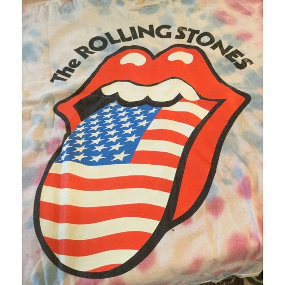 The Rolling Stones Zipcode Concert Tour Tie-Dye Shirt XL Tee T-shirt Zip Code - Picture 4 of 5